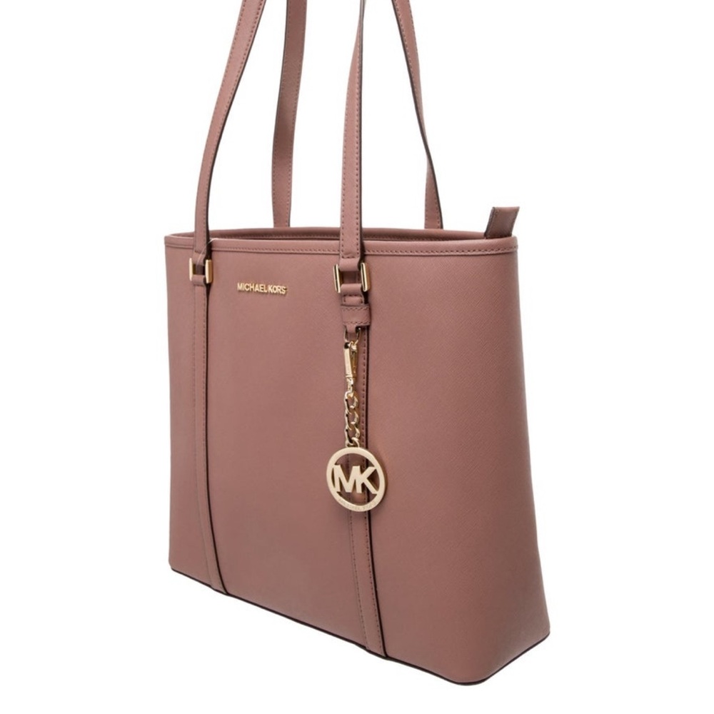 Michael Kors Saffiano Leather Tote - Light Wear - Picture 2 of 12